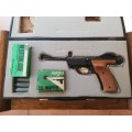 Hammerli single shot CO2 pistol Early edition with extras