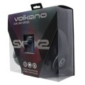 Volkano Dual Neo Series Headphone and Earphone Combo - Black