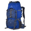 Volkano Icepick Series Backpack in Blue with 65 Litre Capacity and Rain Cover