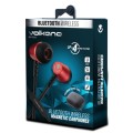 Volkano Aeon Series Bluetooth Earphones with Carry Case - Red