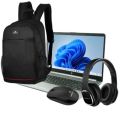 HP 15.6 250 CelN4020 4/500 with a bag, mouse and headphones
