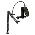 Fifine Pro T058B Microphone with Boom Arm, Pop Filter