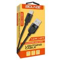 Bounce Cord series 1.2 m Lightning cable - Black