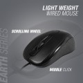 Volkano Earth Series Wired Mouse Optical Mouse