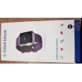 Fitbit Blaze Smart Fitness Watch, Plum, Silver, Small *EXCELLENT CONDITION*