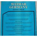 Weimar Germany 1918-33 by Josh Brown-Longman History series