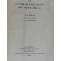 Preliminary check list of the Flowering Plants and Ferns of Griqualand West by M. Wilman