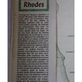Rhodes by J.G. Lockhart and C.M. Woodhouse. A new biography based on the Rhodes papers.