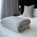Cotton Suede Blanket  | Silver / King 230 X 275cm