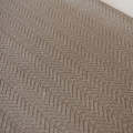 Cotton Chevron Blanket | Cobblestone | Three Quarter 180 x 230cm
