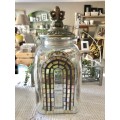 Large vintage glass jar