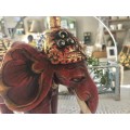 Wooden Indian elephant figurine