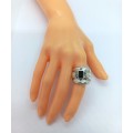Extra Large Handcrafted Sterling Silver Ring  13.2 gr!! WOW!