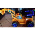 Battery Powered Kids Ride On Excavator with built in Sound and Lights