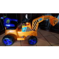 Battery Powered Kids Ride On Excavator with built in Sound and Lights