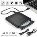USB 2.0 External Optical Drive DVD CD RW Drive - Burner / Writer - Ultra Slim For PC/Laptop - White