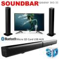 2-in-1 Detachable 40W Wireless Bluetooth 5.0 Soundbar Speaker - Wireless/USB/TF/TV/Aux In