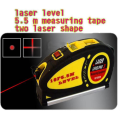 3-in-1 Laser Level Pro 3 - Laser & Spirit Leveling - Standard & Metric Rulers - Measuring Tape