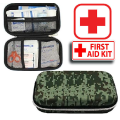 Camouflaged Hard Shell First Aid Emergency Case Kit for Family Travel - Absolute Necessity!