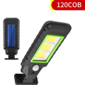 120 COB Waterproof Solar Induction Wall/Street Light with Remote Control - 120° Wide Angle -GT-8011D