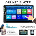7" HD TOUCH SCREEN CAR MP5 PLAYER - USB - BLUETOOTH - REVERSE CAMERA INPUT - MIRROR LINK - REMOTE