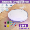 5-in-1 USB Automatic Intelligent Robot Vacuum Cleaner - Spray - Disinfection - Violet Light