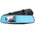 Full HD Rear view Mirror Vehicle BlackBox DVR - Dual Channel  - Display Screen