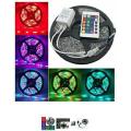 5m RGB Colour Changing LED Strip Lights With Remote