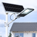 Complete 200W LED Solar Powered Street Light With Solar Panel, Mounting Bracket And Remote Control