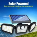 74 LED Solar Flood Light - 3 Adjustable Heads - 3 Modes - 2400mAH battery