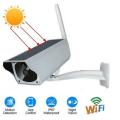 Solar Charged WIFI Bullet Camera - 2MP - 1080P HD - Night Vision - Motion Detection