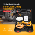 2 Ton Automotive Electric Scissor-Type Car Jack & 12V Impact Wrench Combo Set - Great Investment!