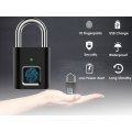 New Smart Mini Key-less Fingerprint Padlock - USB Charging - Convenience at it's BEST!!!
