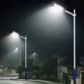 800W High Quality Solar Charged - Double Sided - LED Street Light - 16 Node - Remote Controlled