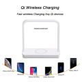 10w QI Smart Home Mobile Phone Wireless Charger with Induction Bedside Lamp - Touch Control