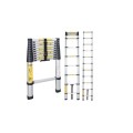2.6m Aluminium Telescopic Ladder - Compact Design - Light Weight