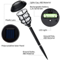 Solar Powered LED Outdoor Garden Pathway Lights - Pack of 6 - Creating a Magnificent Atmosphere!