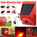 Solar Powered Beam - Remote Controlled - Sensor Activated - Built In 129db Alarm Siren