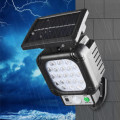 JX966B 21 LED Solar Wall/Street Induction Light - 120° Wide Angle - PIR Motion Sensor