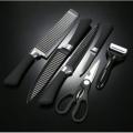 Professional 6 Piece Stainless Steel Corrugated Kitchen Knife Set