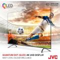 JVC 50` Quantum Dot Google Smart TV - QLED - Bluetooth Voice Control Remote