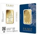 1 oz ounce Gold Bar 999.9 certified sealed  investment bullion by PAMP SUISSE