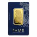 1 oz ounce Gold Bar 999.9 certified sealed  investment bullion by PAMP SUISSE
