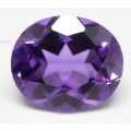 Cubic Zirconia 6mm x 8mm Amethyst Purple Oval Cut** Master Cut**