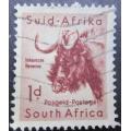 Union of South Africa 1954 Local Animals 1d used