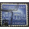 United States 1956 Liberty Series - 20 Monticello used