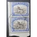 Union of South Africa 1933 Local Motives 1-  pair used