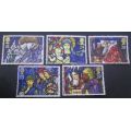 Great Britain 1992 Christmas Stamps Complete set used