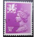 Great Britain Wales 1984 Queen Elizabeth II - New Values 31p used