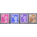 Great Britain 1971 Queen Elizabeth II - New Definitive Issue complete set used